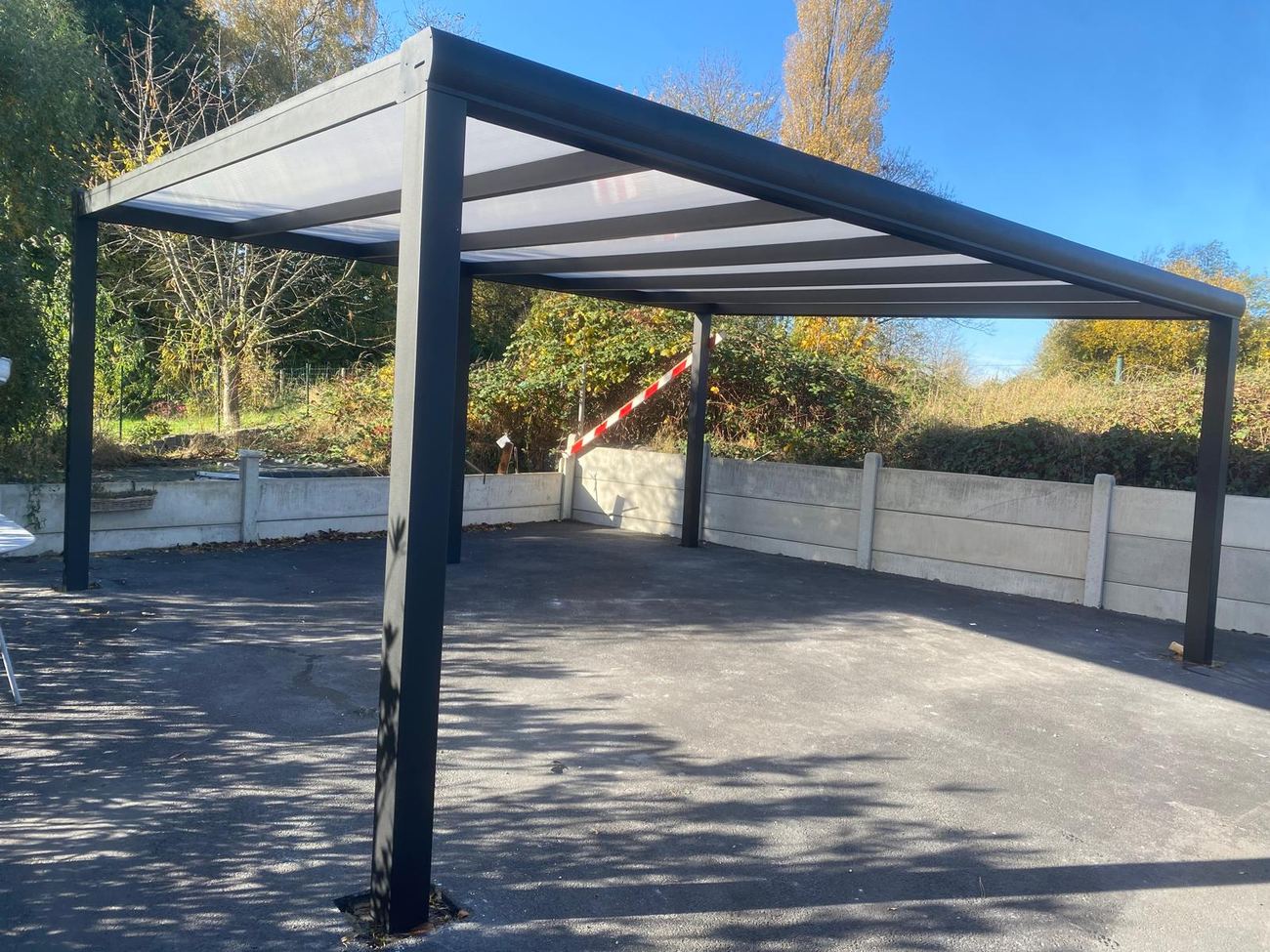Carport aluminium autoportant