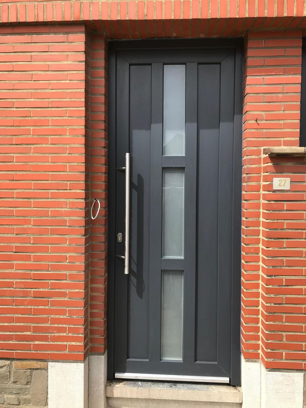 Porte d'entrée PVC posée par Performance Home
